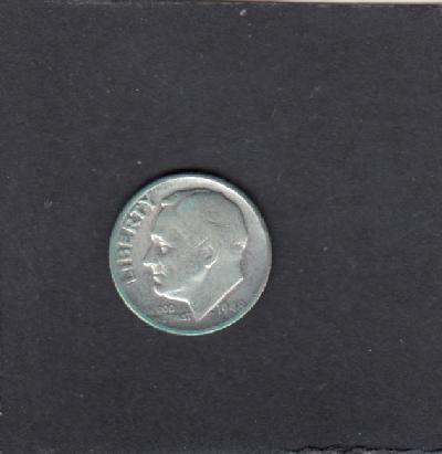 Beschrijving: 1 Dime ROOSEVELT